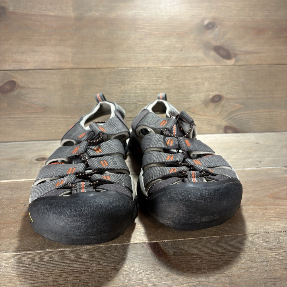 Keen Newport H2 Mens size 9.5 shoes Gray Orange waterproof Sport sandals - Picture 5 of 9
